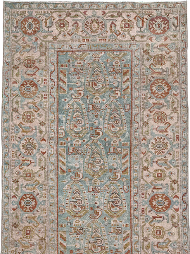 Vintage Persian Malayer Long Runner, No.32703 - Gss