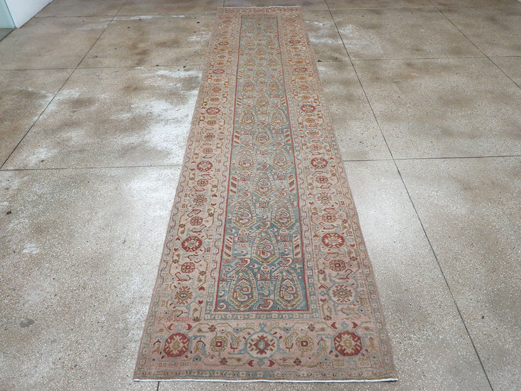 Vintage Persian Malayer Long Runner, No.32703 - Gss
