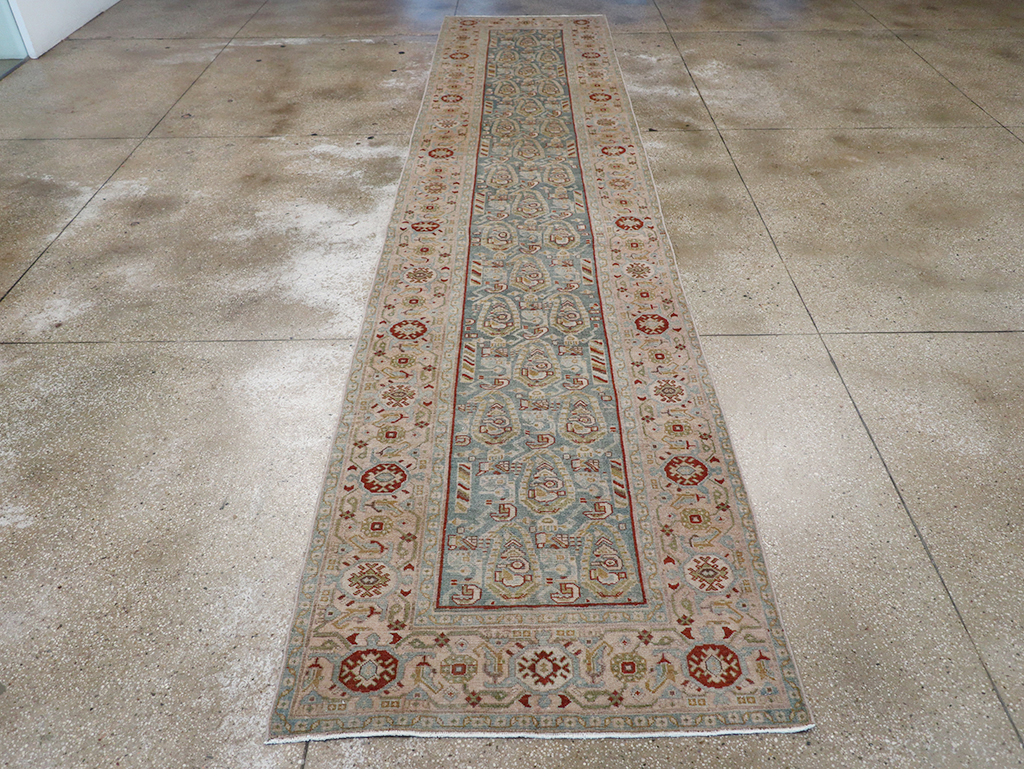 Vintage Persian Malayer Long Runner, No.32705 - Gss