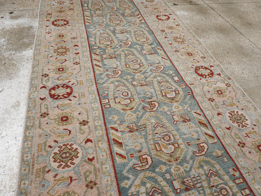 Vintage Persian Malayer Long Runner, No.32705 - Gss