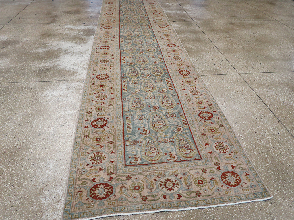 Vintage Persian Malayer Long Runner, No.32705 - Gss