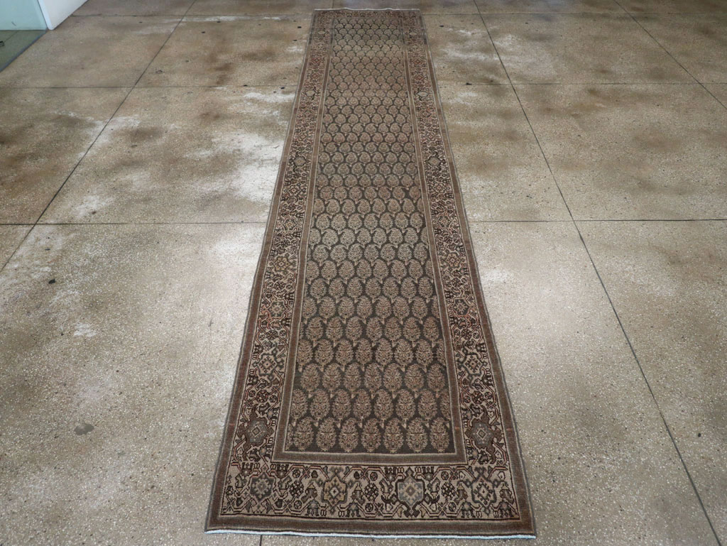 Vintage Persian Malayer Long Runner, No.32706 - Gss