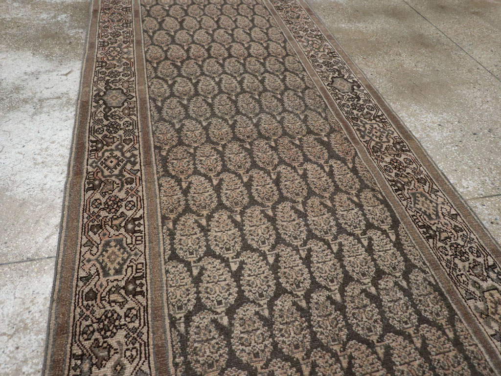 Vintage Persian Malayer Long Runner, No.32706 - Gss