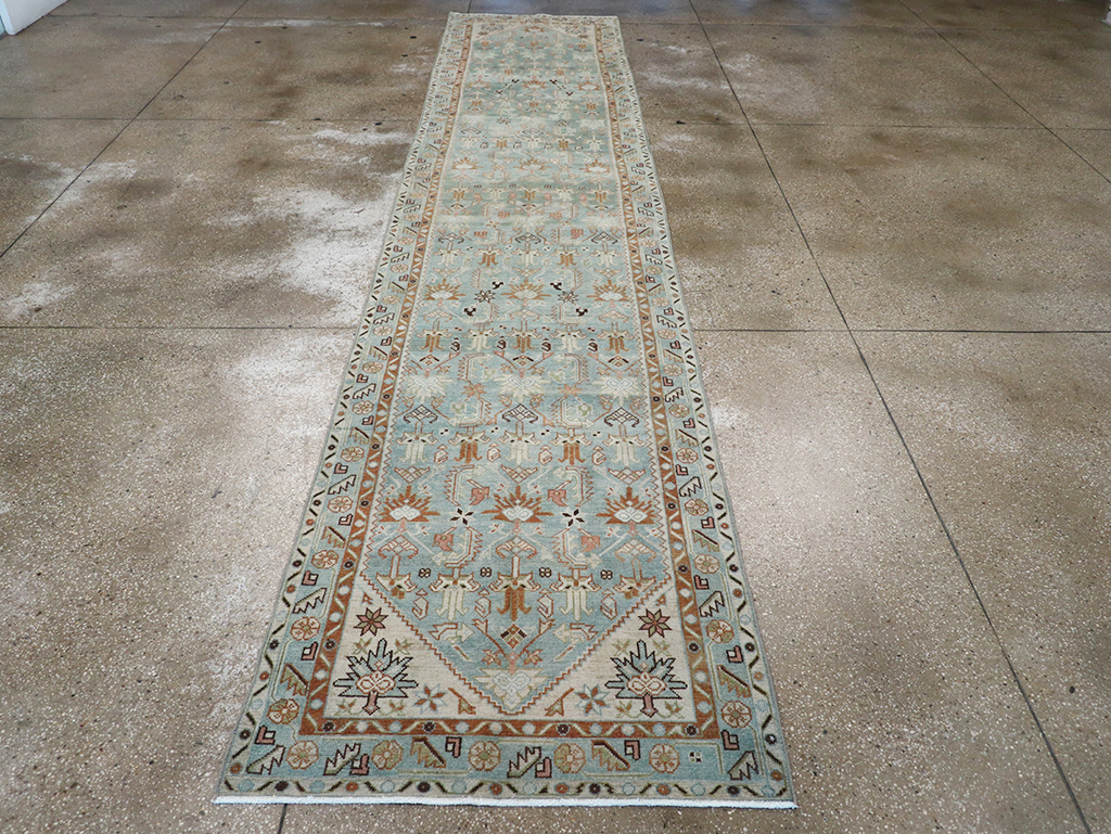 Vintage Persian Malayer Long Runner, No.32708 - Gss