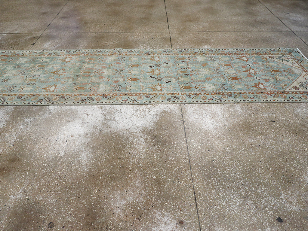 Vintage Persian Malayer Long Runner, No.32708 - Gss