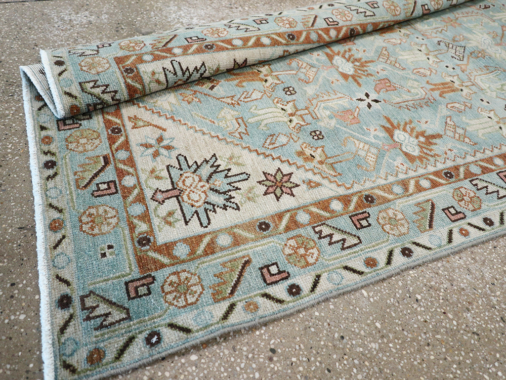 Vintage Persian Malayer Long Runner, No.32708 - Gss