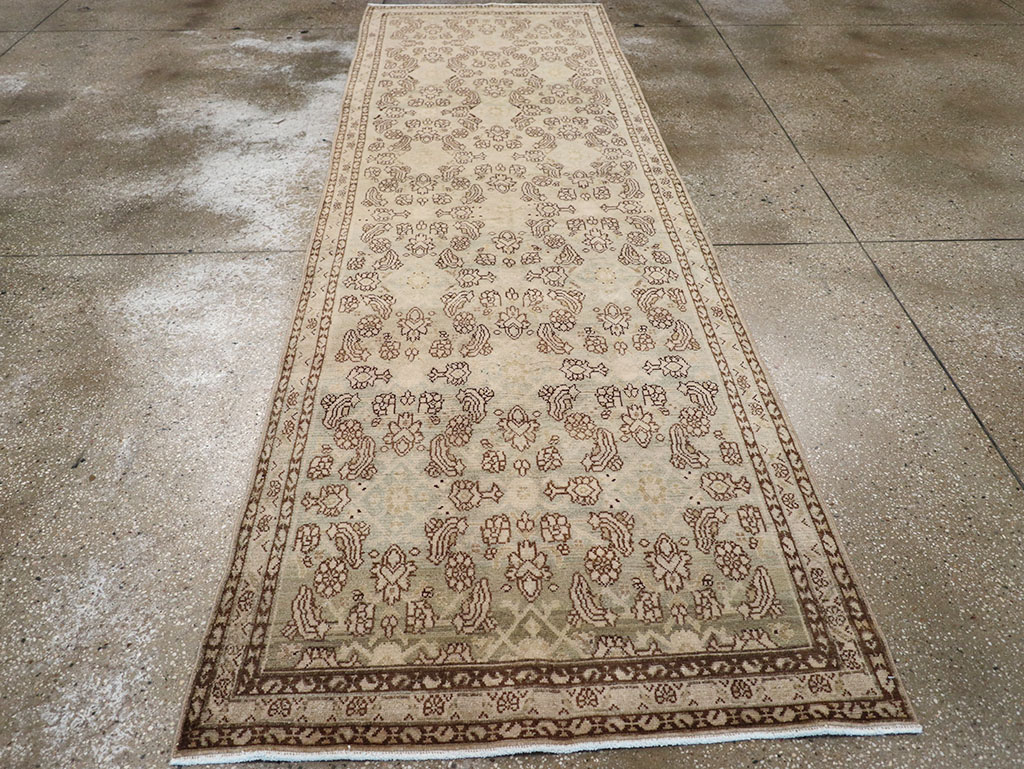 Vintage Persian Malayer Runner, No.32709 - Gss