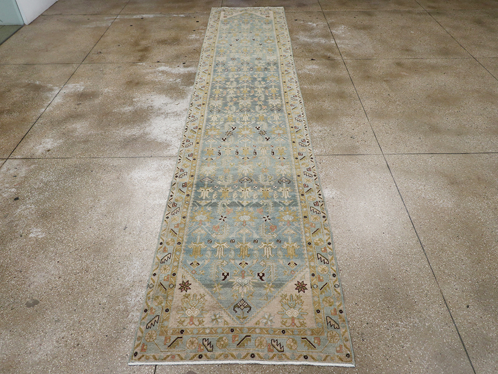 Vintage Persian Malayer Long Runner, No.32710 - Gss