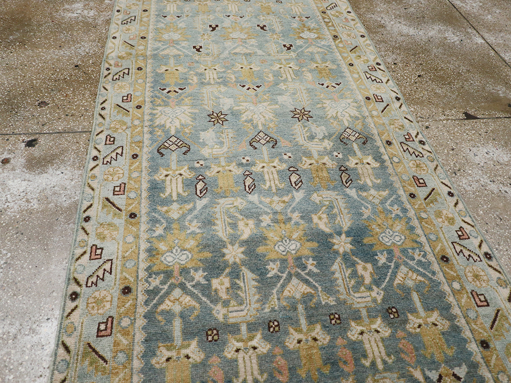 Vintage Persian Malayer Long Runner, No.32710 - Gss