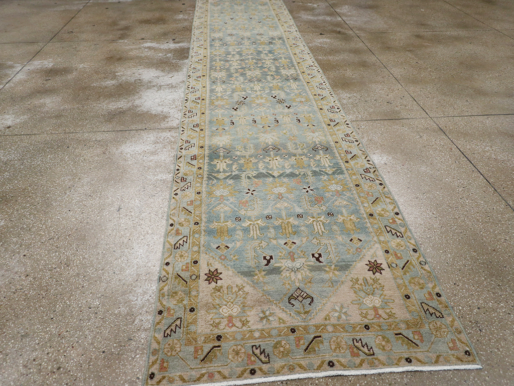 Vintage Persian Malayer Long Runner, No.32710 - Gss