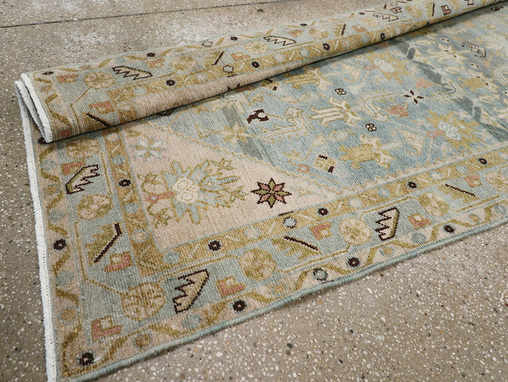 Vintage Persian Malayer Long Runner, No.32710 - Gss