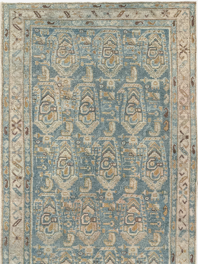 Vintage Persian Malayer Long Runner, No.32711 - Gss