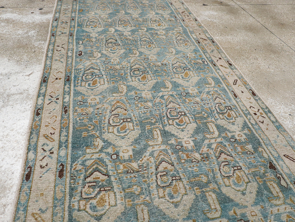 Vintage Persian Malayer Long Runner, No.32711 - Gss