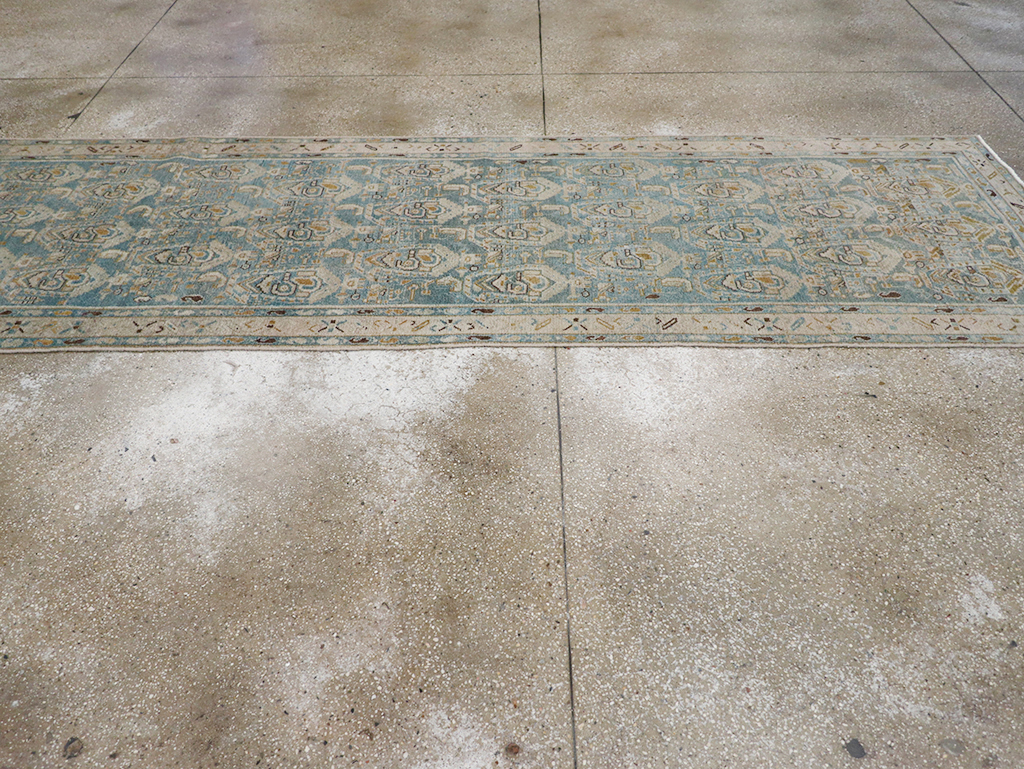 Vintage Persian Malayer Long Runner, No.32711 - Gss