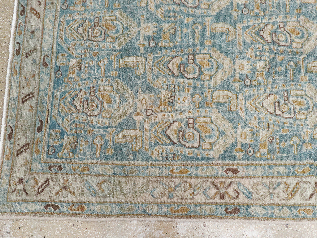 Vintage Persian Malayer Long Runner, No.32711 - Gss
