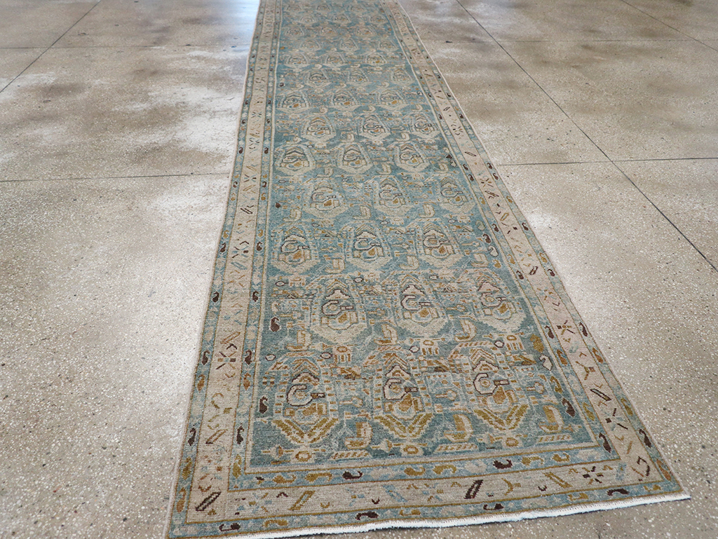 Vintage Persian Malayer Long Runner, No.32711 - Gss