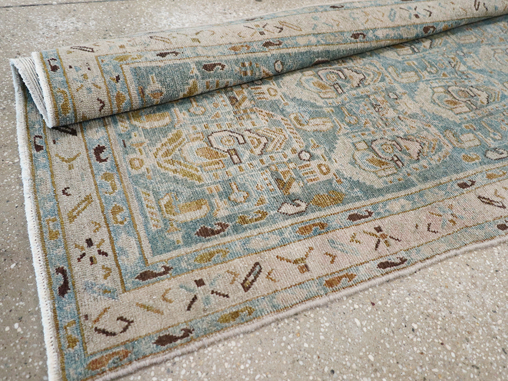 Vintage Persian Malayer Long Runner, No.32711 - Gss