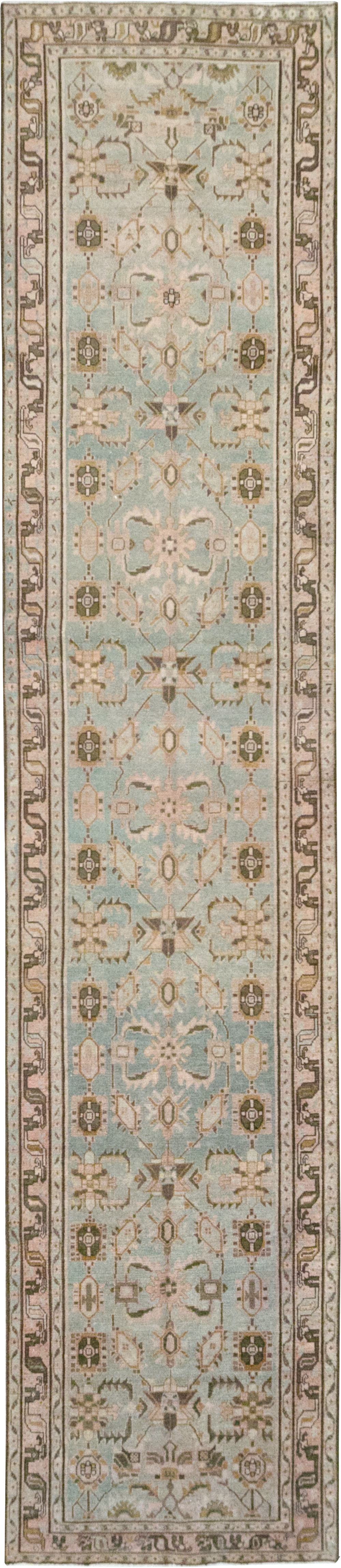 Vintage Persian Malayer Long Runner, No.32712 - Gss