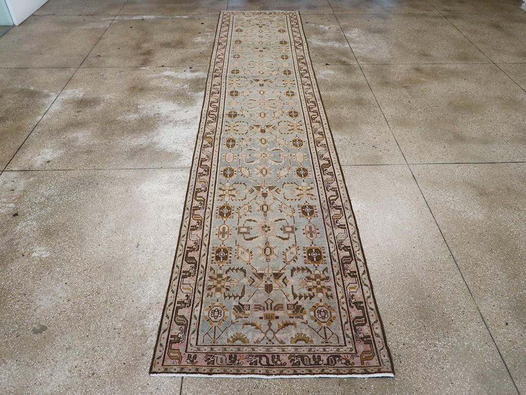 Vintage Persian Malayer Long Runner, No.32712 - Gss