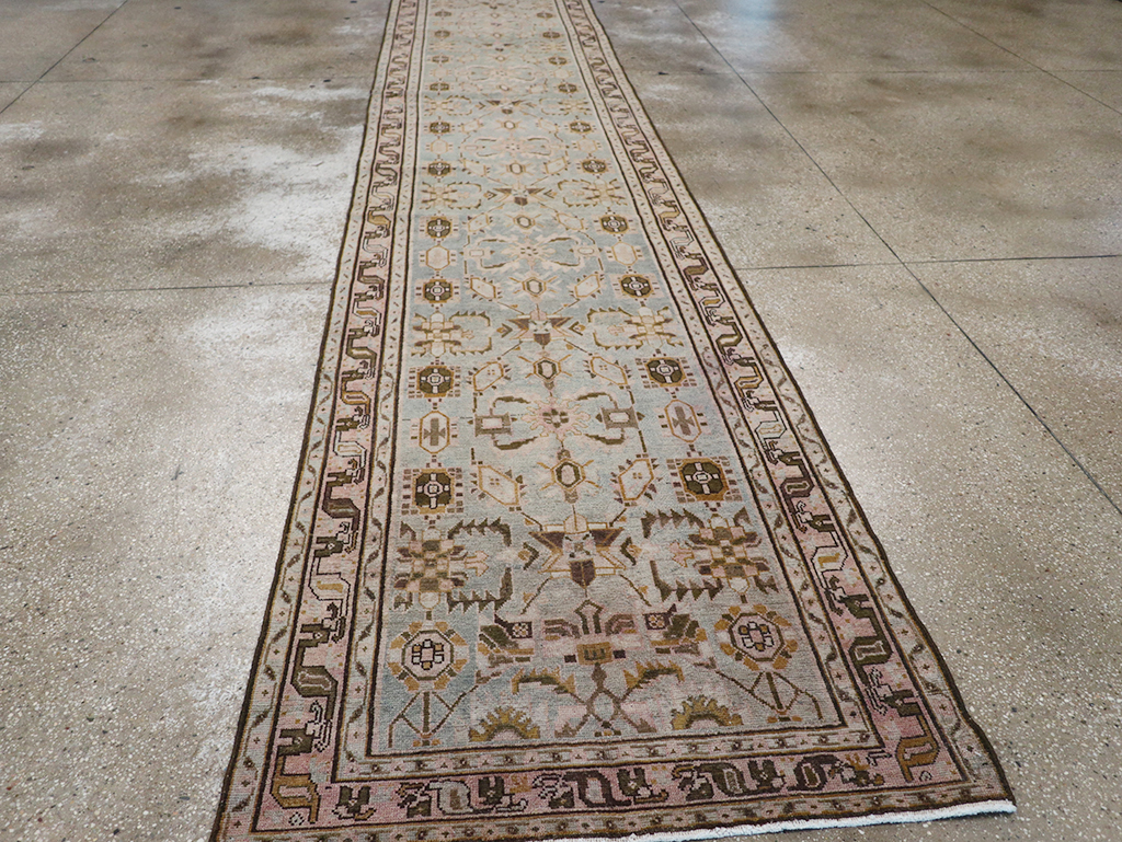 Vintage Persian Malayer Long Runner, No.32712 - Gss