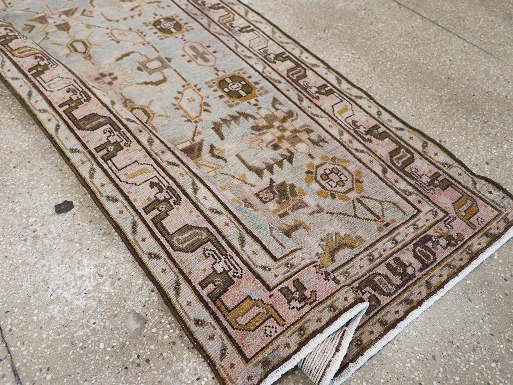 Vintage Persian Malayer Long Runner, No.32712 - Gss