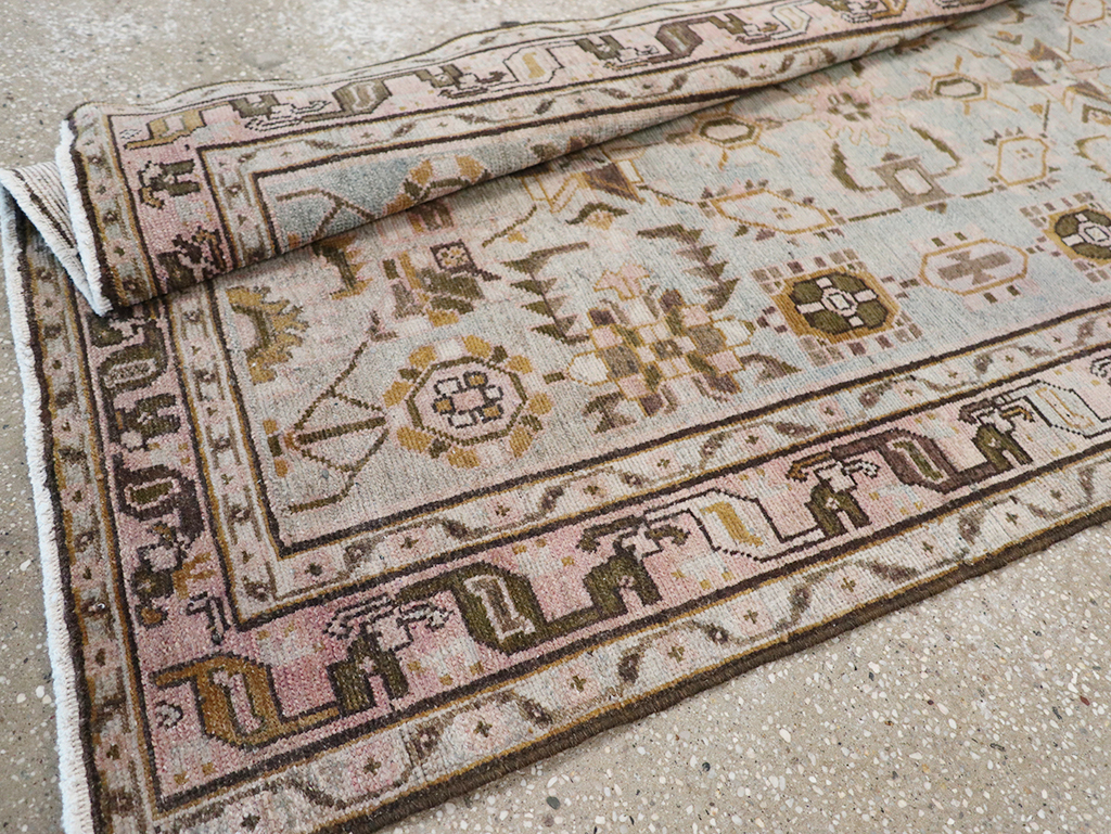 Vintage Persian Malayer Long Runner, No.32712 - Gss
