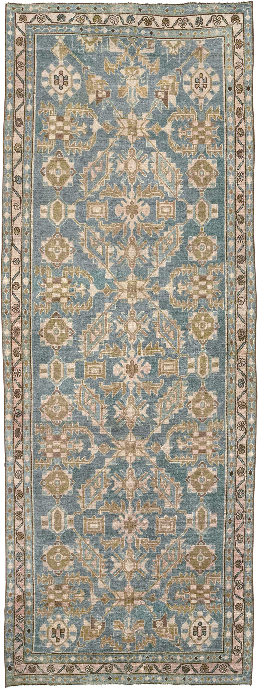 Vintage Persian Malayer Runner, No.32714 - Gss