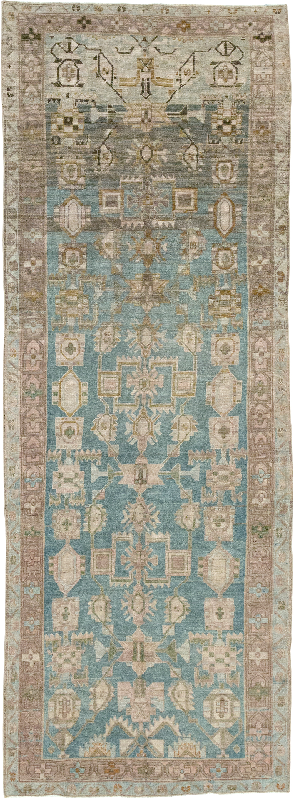 Vintage Persian Malayer Runner, No.32715 - Gss