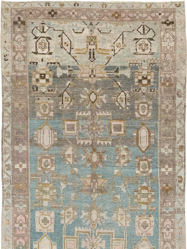 Vintage Persian Malayer Runner, No.32715 - Gss