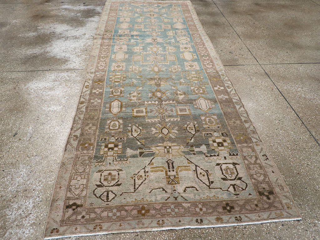 Vintage Persian Malayer Runner, No.32715 - Gss