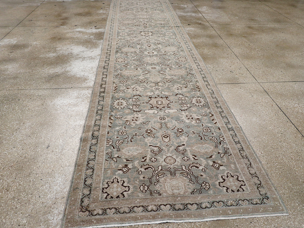 Vintage Persian Malayer Long Runner, No.32717 - Gss