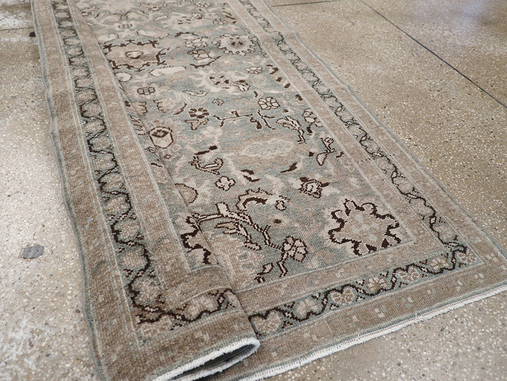 Vintage Persian Malayer Long Runner, No.32717 - Gss