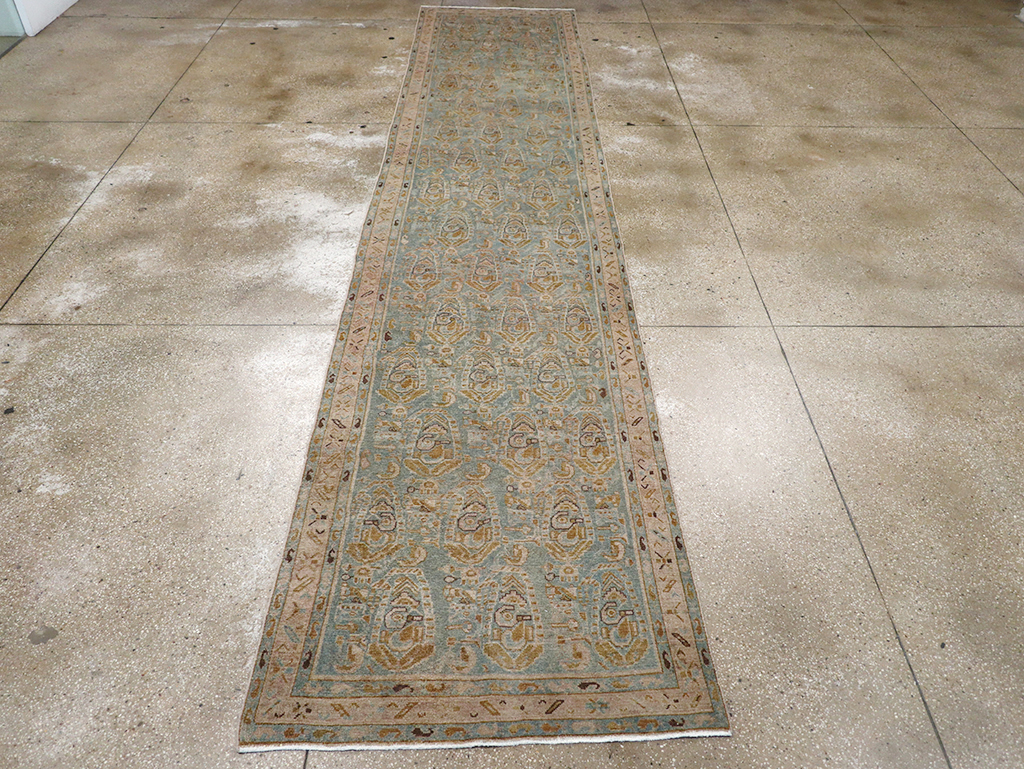 Vintage Persian Malayer Long Runner, No.32718 - Gss