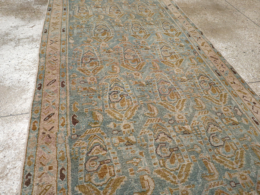 Vintage Persian Malayer Long Runner, No.32718 - Gss