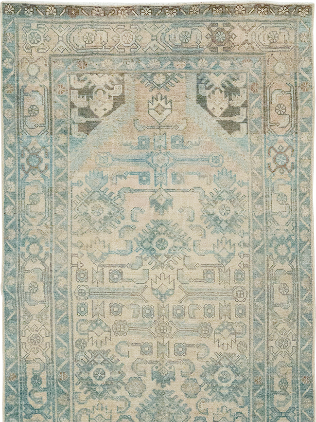 Vintage Persian Malayer Long Runner, No.32720 - Gss