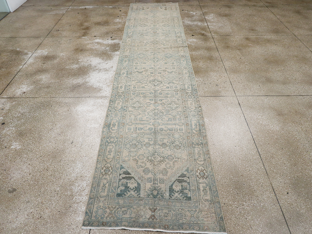 Vintage Persian Malayer Long Runner, No.32720 - Gss
