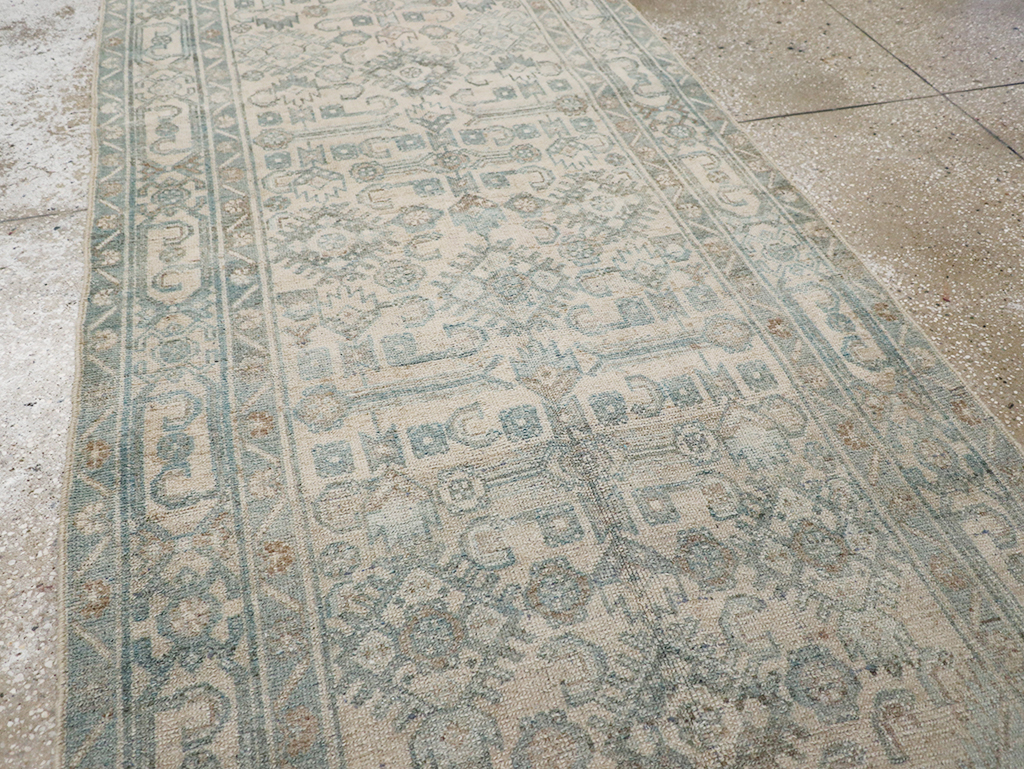 Vintage Persian Malayer Long Runner, No.32720 - Gss