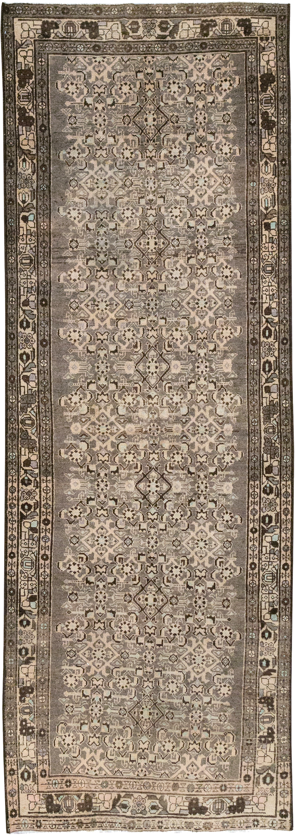 Vintage Persian Malayer Runner, No.32722 - Gss
