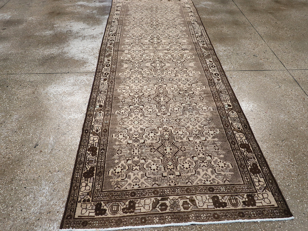 Vintage Persian Malayer Runner, No.32722 - Gss
