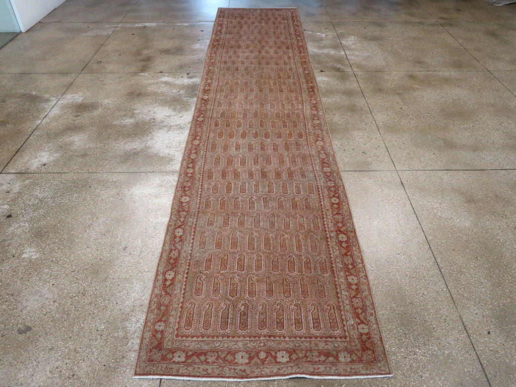 Antique Persian Malayer Long Runner (Pair: 1 of 2), No.32723 - Gss