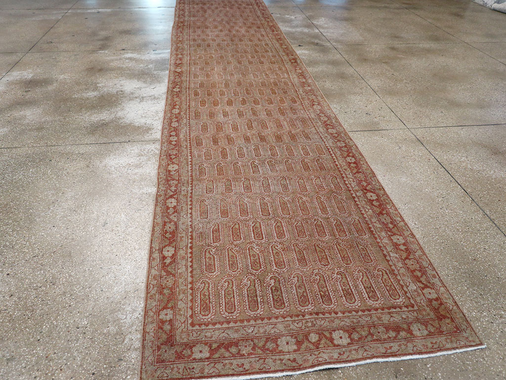Antique Persian Malayer Long Runner (Pair: 1 of 2), No.32723 - Gss
