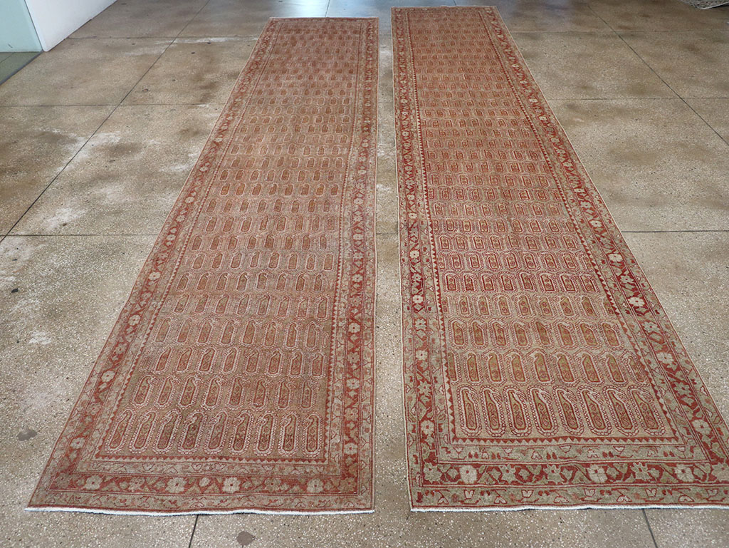 Antique Persian Malayer Long Runner (Pair: 1 of 2), No.32723 - Gss