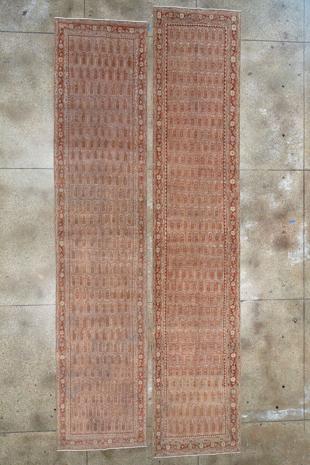 Antique Persian Malayer Long Runner (Pair: 1 of 2), No.32723 - Gss