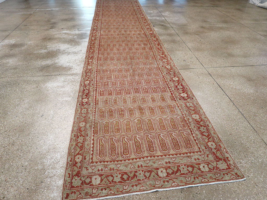Antique Persian Malayer Long Runner (Pair: 2 of 2), No.32724 - Gss