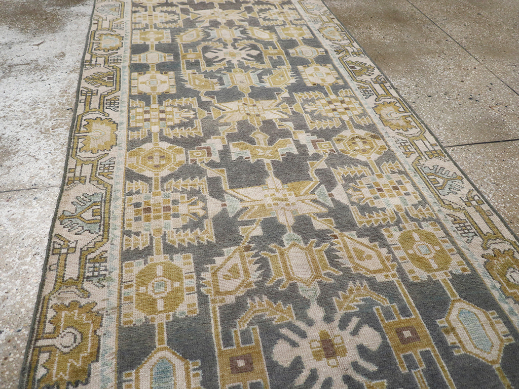 Vintage Persian Malayer Long Runner, No.32725 - Gss