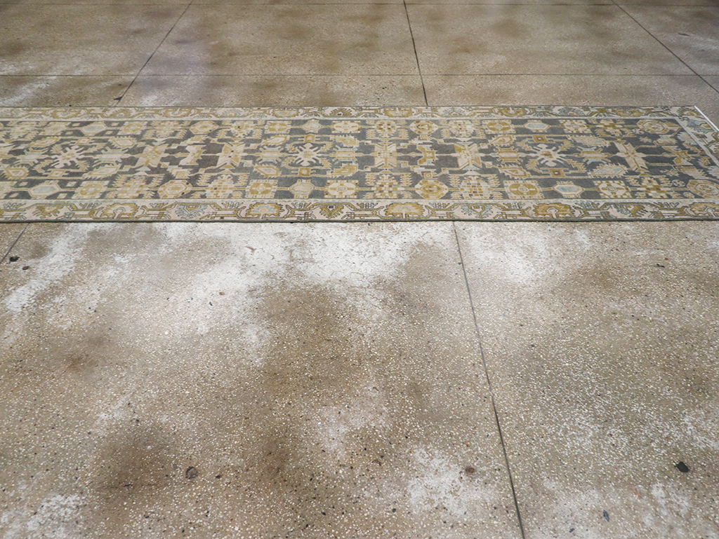 Vintage Persian Malayer Long Runner, No.32725 - Gss