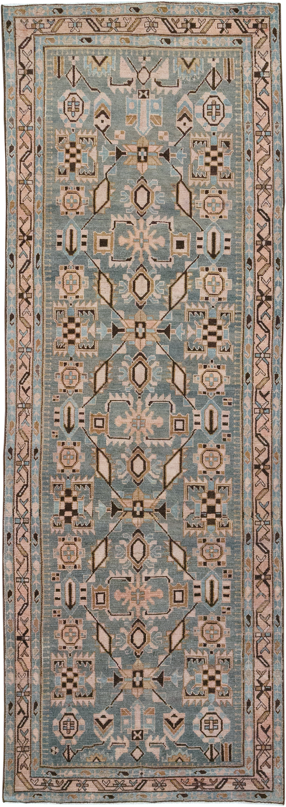 Vintage Persian Malayer Runner, No.32726 - Gss