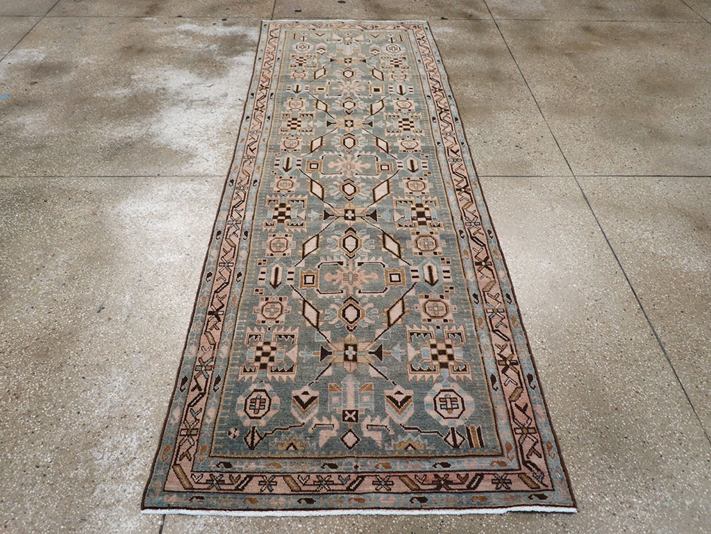Vintage Persian Malayer Runner, No.32726 - Gss