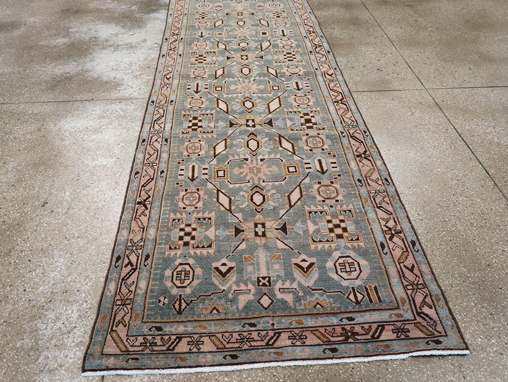 Vintage Persian Malayer Runner, No.32726 - Gss