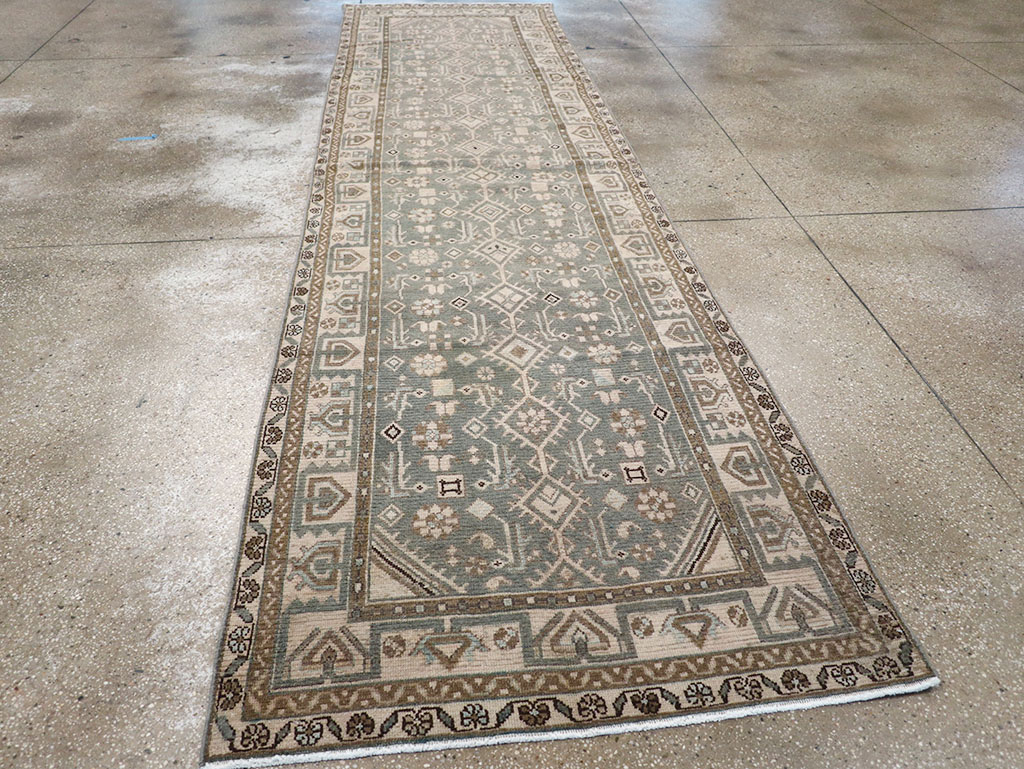 Vintage Persian Malayer Runner, No.32729 - Gss